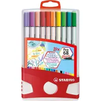 Stabilo Pen 68 Colorparade, sæt med 20 pensel penne