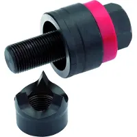 Cimco 13 2506, Patron adapter, Metal, Plast, Sort, 1 stk, 50 mm, 9,5 mm