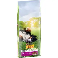 Friskies PURINA Adult Large Breed Hund Maxi med okse - 12 kg