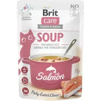 Brit Økonomipakke: 30 x 75 g suppe til katte - Laks