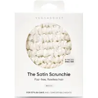 Vegan Boost Satin Scrunchies Hvid Small - 8 stk.