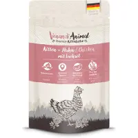 Venandi Animal Økonomipakke Kitten 24 x 125 g - Kylling med lakseolie