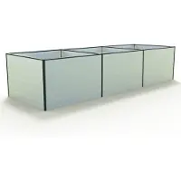 GFP 351 x 119 x 77 cm Højbed, aluminium anodiseret