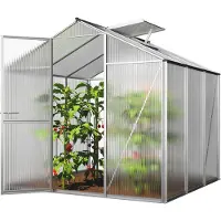 GFP 192 x 192 cm Drivhus, 8 mm polycarbonat-pladerne