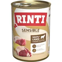 Rinti Økonomipakke: 24 x 400 g Sensible - Mix Lam: 2 varianter
