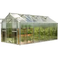 GFP 259 x 449 cm Drivhus, 6 mm polycarbonat-pladerne