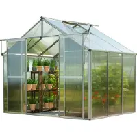 GFP 225 x 195 cm Drivhus, 8 mm polycarbonat-pladerne