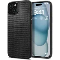 Spigen iPhone 15 Liquid Air TPU Cover - Sort