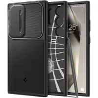 Spigen Samsung Galaxy S24 Ultra Optik Armor Cover - Sort