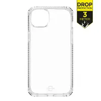 Itskins SPECTRUM CLEAR cover for iPhone 15 Plus. Transparent