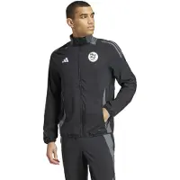 Adidas Herre FAF Algeriet FC 24/25 Præsentationsjakke Sort/Team Dark Grey