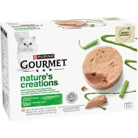 Gourmet Økonomipakke: 24 x 85 g Nature's Creations Paté - Laks & Grønne Bønner