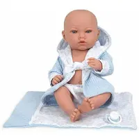 Munecas Arias Elegance Aria Med Tæppe Krop Vinyl Sex Barn Baby Dukke 38 Cm