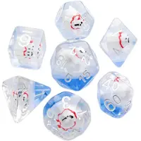 GameGenic Embraced Series RPG dice-sæt Polar Bear