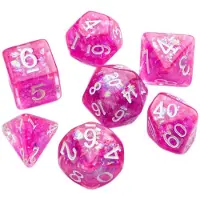 GameGenic Candy-like Series - RPG terninger - Raspberry