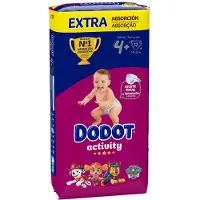 Dodot Activity Extra Size 4 Diapers 10-15 Kg 52 Units