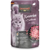 Leonardo - Kanin + Tranebær - Vådfoder - Voksen kat - 16 x 85 g