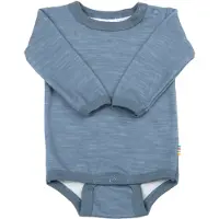 Joha Body l/æ - Uld/Bambus - Blå - - 60 - Body L/Æ
