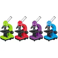 Bresser Optics Junior, Digitalt mikroskop, Blå, Aluminium, Plast, 1600x, 40x, LED