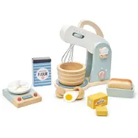 Tender Leaf Toys Trælegetøj - Røremaskine - 27 Dele - - OneSize - Legemad