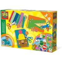 SES Creative 14634, Håndværkssæt til børn, 3 År, Pap, Flerfarvet
