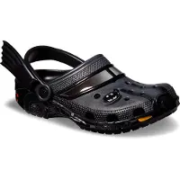 Crocs Træsko 'Batmobile' gul / rød / sort
