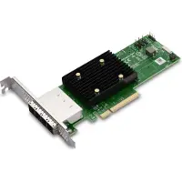 Broadcom HBA 9500-16e, PCIe, SAS, Fuld højde/ lav profil, Sort, Grøn, Metallic, 5000000 t, Australia/New Zealand (AS/NZS CISPR 22), Canada ICES-003 Class B, CE Europe (EN55022/EN55024),...