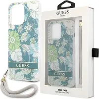 GUESS GUHCP13SHFLSN iPhone 13 mini 5,4" grøn/grøn hardcase Blomsterrem