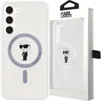 Karl Lagerfeld IML Ikonik MagSafe-etui til Samsung Galaxy S23 - gennemsigtig