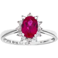 Diamant L'Eternel Ring sølv