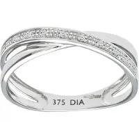 Diamant L'Eternel Ring sølv