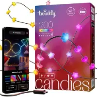 Twinkly Candies - Kædelys - LED x 200 - RGB-lys - stjerne