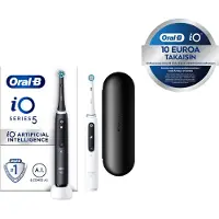 Oral-B iO Series 5 Duo Elekstriske Tandbørster - Sort og Hvid