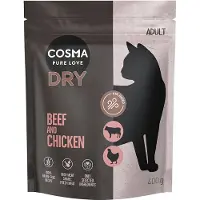 Cosma tørfoder Okse & Kylling - Økonomipakke: 2 x 2 kg