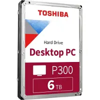 Toshiba P300 Desktop PC - Harddisk - 6 TB - intern - 3,5 - SATA 6Gb/s - 5400 rpm - buffer: 128 MB