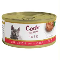 Cadilo Daily Delights - kylling med vagtelæg paté - vådfoder til katte (70g)