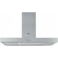 Whirlpool AKR 559/3 IX - Hætte - skorsten flad - bredde: 89.8 cm - dybde: 45 cm - udtrækning og recirkulation (-) - med intern motor - rustfrit stål