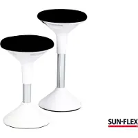 Sun-flex Kontorstol Active hvid - ergonomisk ståstol