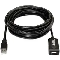 Aisens Usb-a Han 2.0 Til Usb-a Hun 2.0 Forlænger 15 M