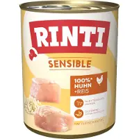 Rinti Sensible 6 x 800 g - Kylling & ris