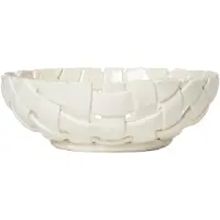 Ferm Living Plait skål Ø30 cm Off white