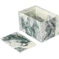 Ferm Living Mist opbevaringsboks 10x15 cm Emerald-off white
