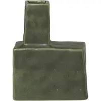 Ferm Living Koa vase H20 Dark sage
