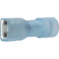 INTERCABLE TOOLS GmbH Fuld isoleret spademuffe blå 6,3x0,8 1,5-2,5mm2 - (100 stk.)