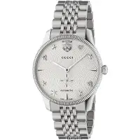 Gucci Herreur YA126354 G-Timeless Hvid/Stål Ø40 mm