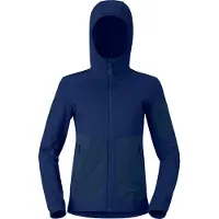 Norrøna - Vandretøj dame - Falketind Warm2 Stretch Hood W Indigo Night til Unisex - Størrelse M - Flåde