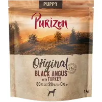 Purizon Økonomipakke: 2 x 12 kg 80:20:0 - Classic: Puppy Black Angus-Okse med Kalkun