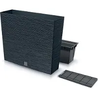 Prosperplast Vazonas FURU TOWER su įdėklu 44/12 L 580x180x498 mm antracito sp.
