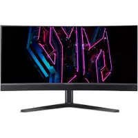 Acer Predator X, X34V, OLED Buet gaming-skærm, UW-QHD, OLED panel, AMD FreeSync Premium, 175Hz