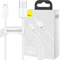 Baseus Superior Series Lightning Kabel - 1.5m - Hvid